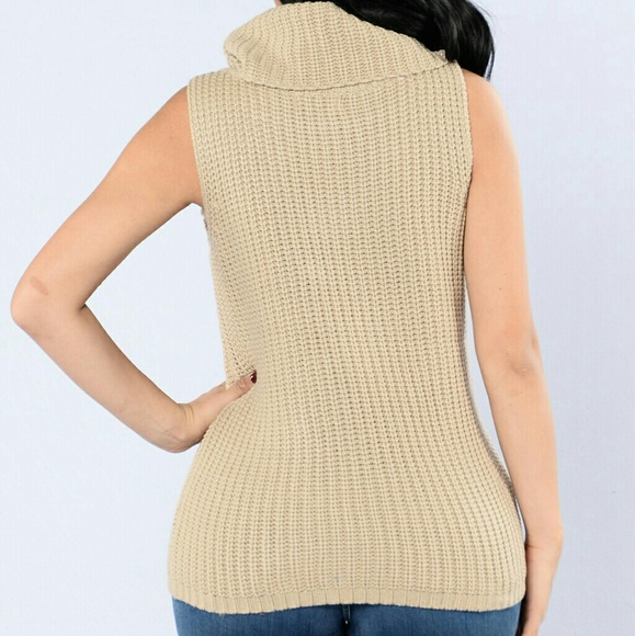 💕NEW WITH TAG! NUDE TURTLENECK SWEATER💕 - Picture 3 of 3